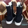 Menores de buena calidad Botas informales Tecnología al aire libre Entrenadores de lienzo pares de moda Fashion Platform Trainer Sneaker1