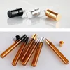 NEW10ML Empty Amber Glass Spray Bottle Small Atomizer Perfume Bottles with Silver/gold/Black Lid RRA11200