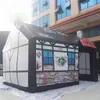 7x5m Factory Custom Portable Building opblaasbare Pub Bar Irish House Room ingesloten tent cool luifel voor feestevenement