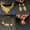 Pakistani Jewelry Set For Women Ethiopian Bridal Gold NecklacesBraceletsEarrings Sets African Wedding Jewellery Accessories H1024521264