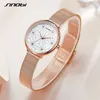 Sinobi Watch Women Fashion Geometry Oregelbundet Design Stål Analog Quartz Armbandsur för Ladies Girls Gift Watch Relogio Feminino Q0524