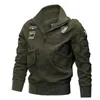 Military Jacket Men Winter Cotton Army Pilot s Air Force Cargo Coat Flight Outwear Autumn Slim Fit 210811