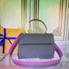 2022 Cluny Designer Borsa a tracolla per donna Borsa da donna di lusso Moda Borsa a mano superiore Borsa a mano Marrone Vecchio fiore Pelle colorata S