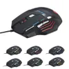 A868 Hoge Precisie 5500DPI Muis Muizen met Kleurrijke Kleur Veranderende Lichten USB 2.0 7-knops Wired Game Mouse A35 A36