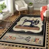 Motocykl 3D Drukowane Dywaniki Dywaniki Anti-Slip Duży Dywan Dywan Dywawy Home Decoration Living Flanel Drukuj Sypialnia Niepoślizgowa Dywan podłogowy 210928