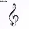 Pins, Brooches Wuli&baby Simple Enamel Music Note For Women Unisex 2-color Musical Lover Party Casual Brooch Pin Gifts