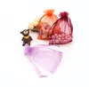 Small Drawstring Pouches bagsWholesale 100pcs/lot 20Colors Mixed Organza Jewelry Gift Pouch Bags 9x12cm