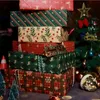 50 * 70 cm Christmas Gift Wrap Xmas Arkusze Kraft Płatki Klasyczne Platory Klatki Paski Papierowe Dostawy 20 Projekty Opcjonalne BT6724