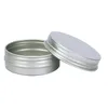 2022 new 30ml silver metal aluminum cosmetic jar, 30g Solid Perfume Cosmetic Sample Packaging Cans