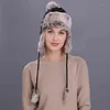 Boże Narodzenie śnieżynka dekoracja dzianiny kapelusz Dimi Student Cute Ciepły kapelusz z futro piłką Factory Direct Sal Winter Beanie Cap