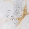Cortinas de chuveiro Padrão de cortina de mármore de ouro de chuveiro Poliéster à prova d'água decoração de casa de banheiro pendurada