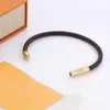 Vrouw Armband Mode Armbanden voor Man Dames Lederen Ketting Sieraden Unisex Polsband 2 Stijlen Goede Kwaliteit met BOX8579360