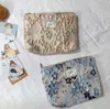 27X18X5CM Borsa cosmetica con trama floreale, multifunzionale e di grande capacità, una varietà di stili tra cui scegliere LLE10253