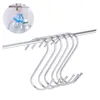 Stainless Steel Hooks S Shape Home Kitchen Tools Metal Railing Practical Multifunction Hanger Hook 25*70MM