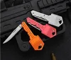 Rostfritt kök Vikkniv Nyckelringar Mini Pocket Knivar Utomhus Camping Jakt Taktisk Combat Knife Survival EDC Tool 6 Färger