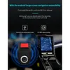 Caméras de recul de voiture Caméras Capteurs de stationnement Enregistreur de conduite 1080P USB Alliage de zinc Android Grand Sn Navigation Dédié ADAS DVR 140