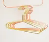 50 stks Groothandel Nordic Style Metal Kinderen Hanger Kids Pet Dog Clothes Baby Clothing Storage Hanger Rose Gold SN3281