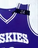 Nikivip Ship från oss #The 6th Man Movie 43 Kenny Tyler Basketball Jersey Men Huskies College Marlon Wayans Jerseys University Purple Size S-3XL