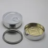 Caixas de embalagem Anel Portátil Pull Patras Seco Herb Jar Recipiente Resistente ao Cheiro Preparado Personalizado Fácil Open Metal Tin hermética