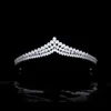 Hair Clips & Barrettes Exquisite And Small Zircon Bride Wedding Crown Tiara High Quality Accessories Drop HQ0386