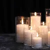 glass floating candle holder