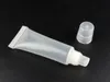 Garrafas de embalagem Tubo de plástico para gloss 5ml 8ml 10ml 15ml Squeeze Clear Reabilable Lip Gloss Tubos