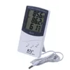 KTJ Ta318 Wysokiej Jakości Cyfrowy LCD Kryty / Outdoor Termometr Higrometr Temperatura Thermo Higro Miernik Mini PAD11386