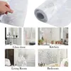 Window Stickers 1PC Frosted Opaque Glass Film For Privacy Adhesive Home Decor Mixed Color Bedroom 100X45cm