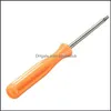 Screwdrivers Hand Tools Home & Garden Usef Plum Blossom Type With Hole Screwdriver 3X100Mm Ood6388 Drop Delivery 2021 Y8Byi