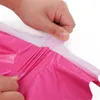 100 pz/lotto Rosa Poly Mailer 17*30 cm Express Bag Sacchetti di Posta Busta/Guarnizione Autoadesiva sacchetti di Plastica sacchetto 565 S2