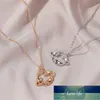 Koreanska mode zircon ihåliga planet universum hängsmycke halsband för kvinnor charm choker nackkedja bröllop smycken tjejer gåva ny fabrik pris expert design kvalitet kvalitet