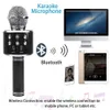WS 858 Kablosuz Mikrofon Profesyonel Kondenser Karaoke Mic Bluetooth Standı Radyo Mikrofon Stüdyo Kayıt Stüdyosu WS858