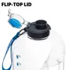 3.7L 2.5L 1.5L Clear Big Gallon of Drinking Water Flessen Plastic Grote Capaciteit Ketel voor Gym Fitness Tourism BPA Free Sports 211013
