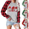 Weihnachten Plaid Hoodies Weihnachten Ästhetische Sweatshirts Tops Übergroße Herbst Langarm Print Bluse Oberbekleidung Santa Jumper Pullover 24 Farben CGYA85