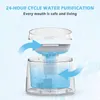 Cat Bowls & Feeders Petwant Automatic Water Dispenser Pet Puppy Circulating Flow Drinking Intelligent Sterilization Feeder