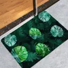 Creative 3D Printing Tropical Leaf Corridoio Tappeti e tappeti per camera da letto Soggiorno Tappeto Cucina Bagno Tappetini antiscivolo 210301