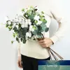 62cm Artificial Green Leaf Eucalyptus Flower Branches Dried cotton Flowers Decoration for Wedding Home Table Potted Flower Decor