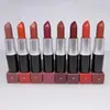 Matte Lippenstift-Farbbox, 3 g Tube aus echtem Aluminium, natürlich, wasserfest, schimmernd, Satin-Lippenstifte, Make-up, hochwertige, langlebige, cremige, cremige Lippenstift-Kosmetik