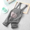 Kinder plaid overalls broek voor jongens meisjes baby meisje jongen grote PP lente peuter jumpsuit 210528