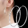 Hoop & Huggie CAOSHI Minimalist Design Metallic Earrings For Women Exquisite Women's Jewelry Gift Couples High Quality Wholesale