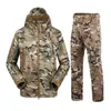 Uniforme tattica Set da uomo Army Camouflage Giacche in pile Thermal Outdoor Hunt Tactical Suit Brand Abbigliamento