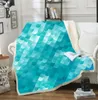 The latest mermaid fish pattern 150X200CM blanket, many sizes options, 3D thick blankets for adults and children
