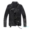 男性のファッションデニムコートブラックブルーカジュアルヒップホップのための高級メンズハイストリートジャケットデザイナージャケット