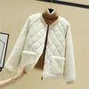 Bella Philoosphy Printemps Rhombus Motif Veste Femmes Parkas Lady Court Bomber Vestes Femme Casual Outwear Shearling Manteaux 210916