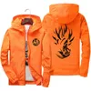 Herrenjacken Frühling und Herbst Jacke dünner Mantel Langarm Baseball Kapuze Windjacke Reißverschluss Freizeit Outdoor Sport