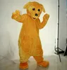 Performance jaune chien mascotte Costumes Halloween fantaisie robe de soirée personnage de dessin animé carnaval noël publicité de Pâques fête d'anniversaire Costume tenue