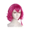 Anime Danganronpa v3 카즈 치치 Souda 코스프레 헤어 스타일 짧은 충격적인 핑크 가발 + 가발 모자 Y0913