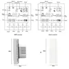 BEOK WLAN-/Nicht-WLAN-Raumheizungsthermostat, Temperaturregler für Gaskessel, wöchentlich programmierbar, BOT-313 210719