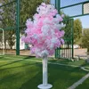 4.92 Ft Alto Decoração de Casamento Simulação Cherry Road Guia Árvore Tema Branco Estágio Corredor Corredor Coluna Coluna Decorativa árvores