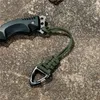 Mkendn Paracord Chaveiro Lanyard Triângulo Fivela De Alta resistência Parachute Cordão Defesa de Emergência Sobrevivência Backpack Chaveiro